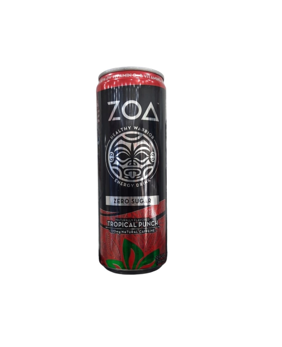 ZOA TROPICAL PUNCH ENERGY DRINK 12OZ The Gourmet Grocer