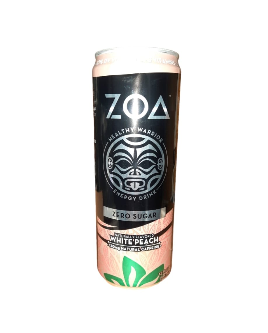 ZOA WHITE PEACH 12 OZ The Gourmet Grocer