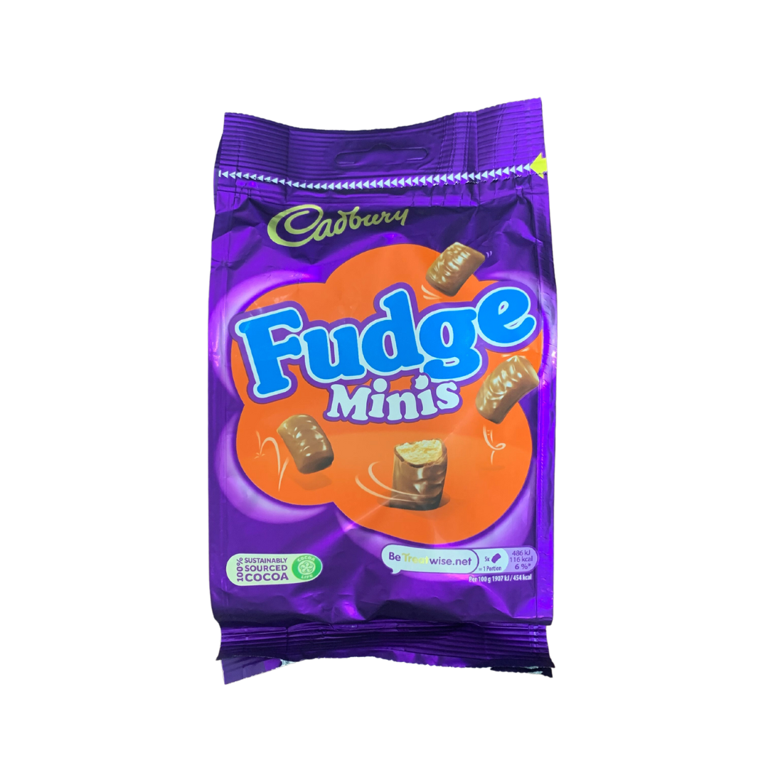 CADBURY FUDGE MINIS 120G The Gourmet Grocer