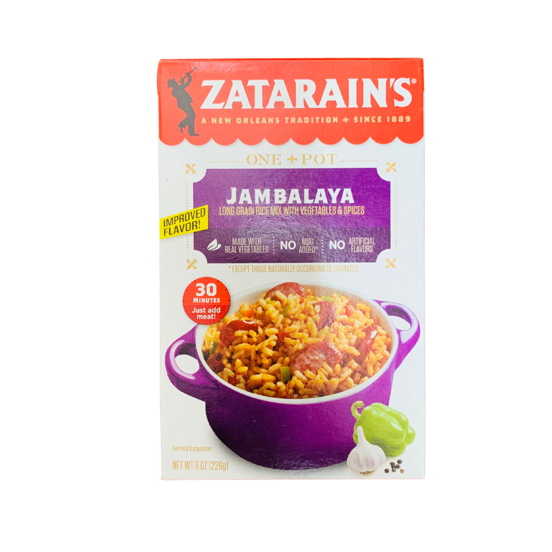 ZATARAIN'S ONE POT JAMBALAYA 8OZ The Gourmet Grocer