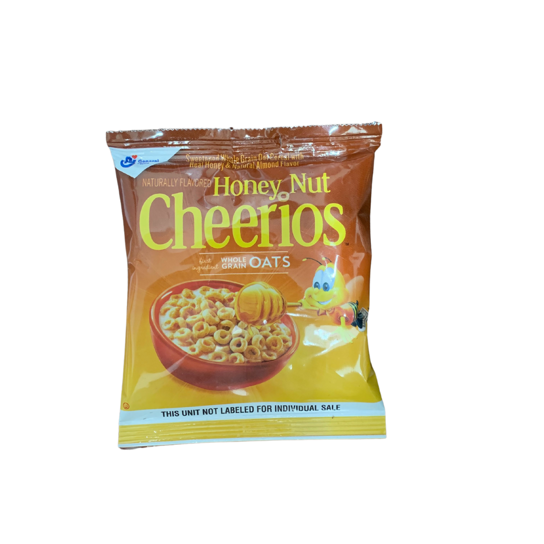 GENERAL MILLS HONEY NUT CHEERIOS WHOLE GRAIN OATS CEREAL SATCHET 1CT