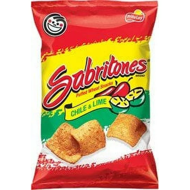 SABRITONES CHILE & LIME PUFFED WHEAT SNACK 1OZ The Gourmet Grocer