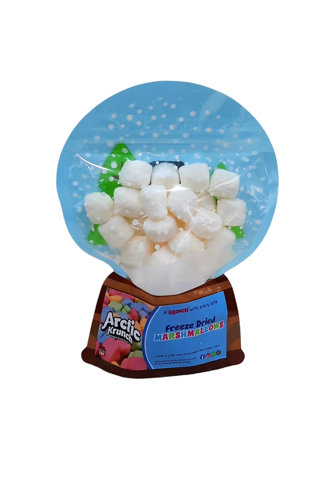 ARCTIC KRUNCH FREEZE DRIED MARSHMALLOWS 1PK The Gourmet Grocer