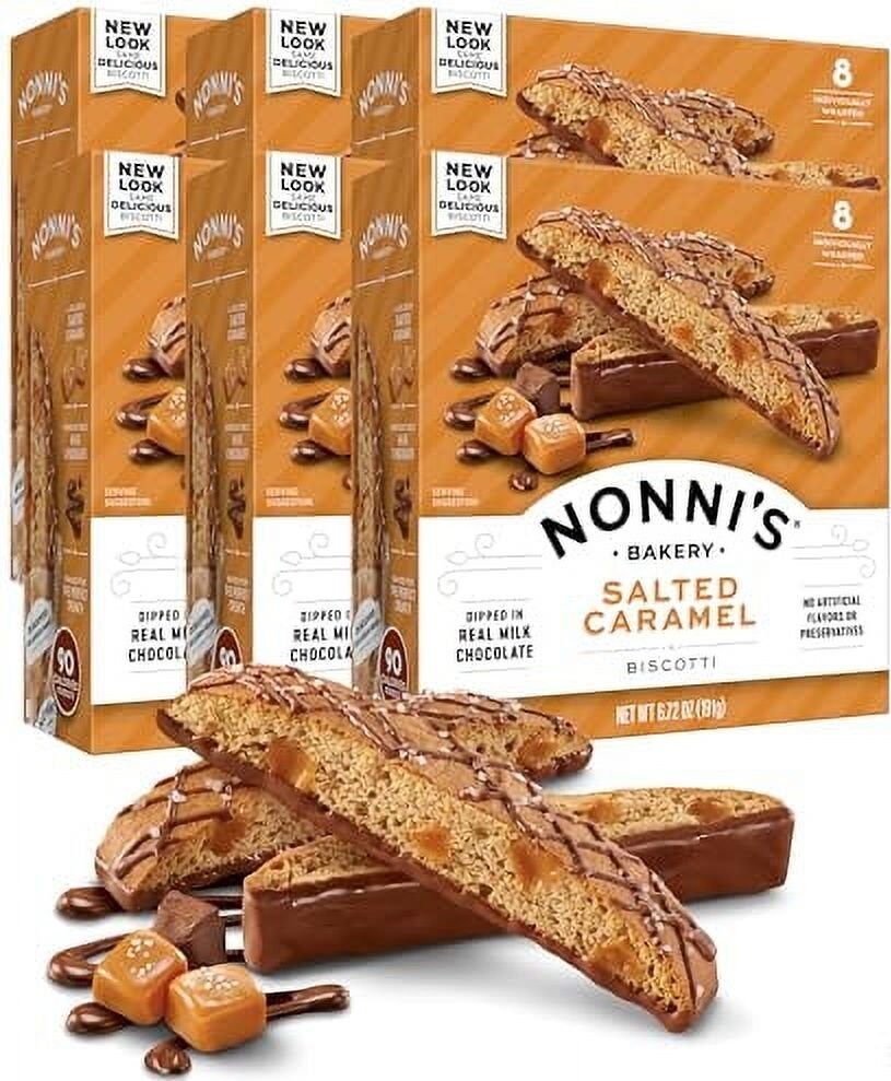 NONNI'S BAKERY SALTED CARAMEL BISCOTTI 1CT The Gourmet Grocer