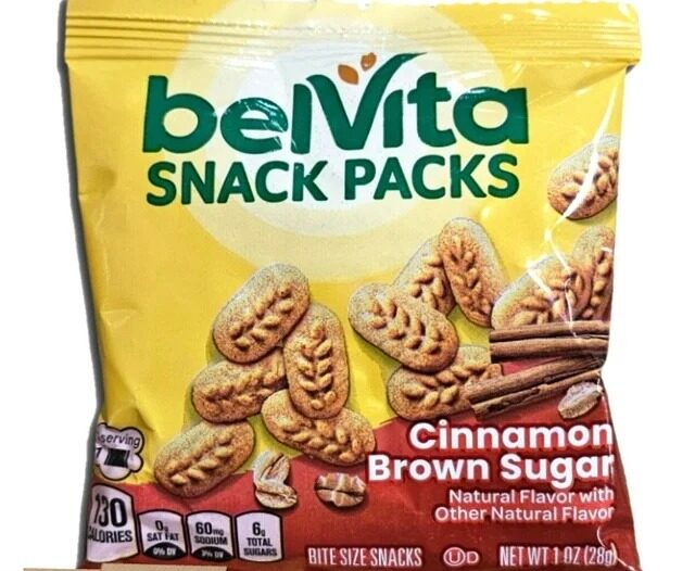 BELVITA SNACK PACKS CINNAMON BROWN SUGAR 1OZ The Gourmet Grocer belvita-snack-packs-cinnamon-brown-sugar-1oz-the-gourmet-grocer