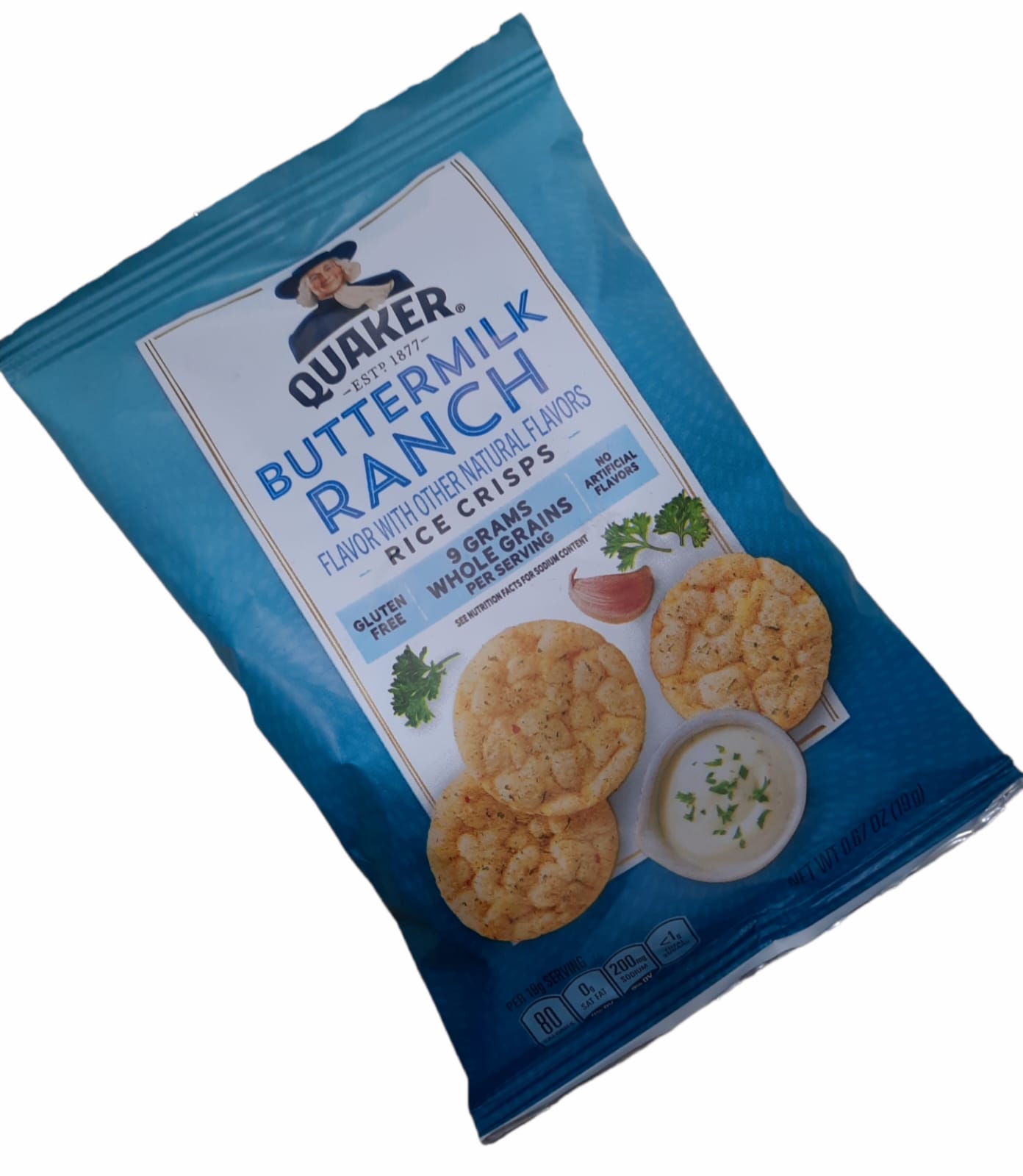 QUAKER BUTTERMILK RANCH RICE CRISPS 0.67OZ The Gourmet Grocer