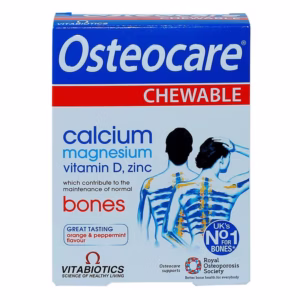 VITABIOTICS OSTEOCARE CHEWABLE ORANGE AND PEPPERMINT FLAVOUR  30 CHEWABLE TABLETS