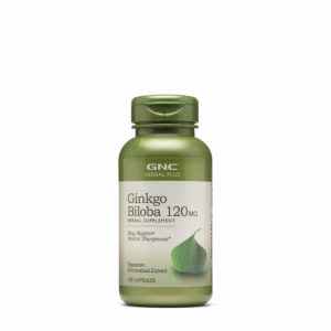 GNC GINKGO BILOBA 120MG 100 SERVINGS 100 CAPSULES