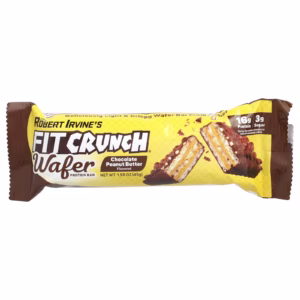 CHEF ROBERT IRVINE'S FIT CRUNCH WAFER CHOCOLATE PEANUT BUTTER PROTEIN BAR 1.59OZ